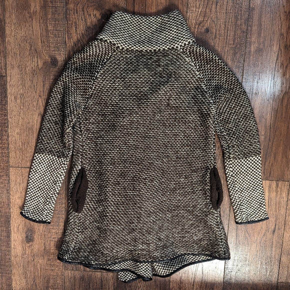 Simply Couture Sweater Women Large Chunky Knit Zipper Neck Open Front Cardigan - Picture 13 of 16